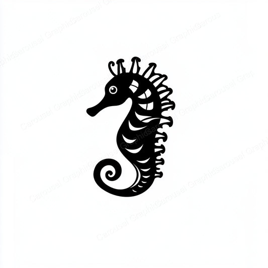 Seahorse Vector Graphic preview