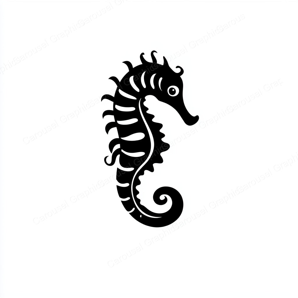 Seahorse Vector Graphic preview