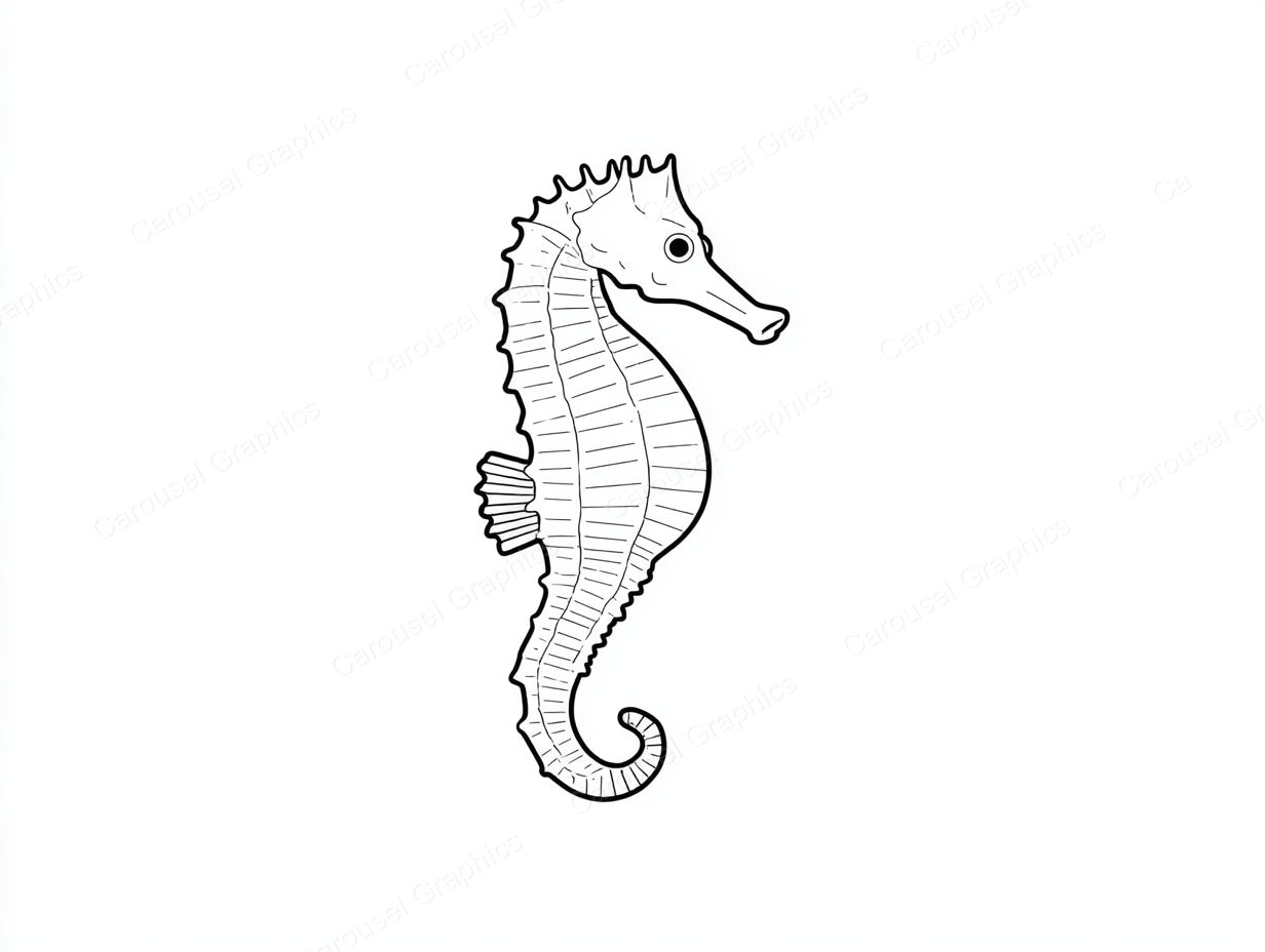 Seahorse Vector Graphic preview