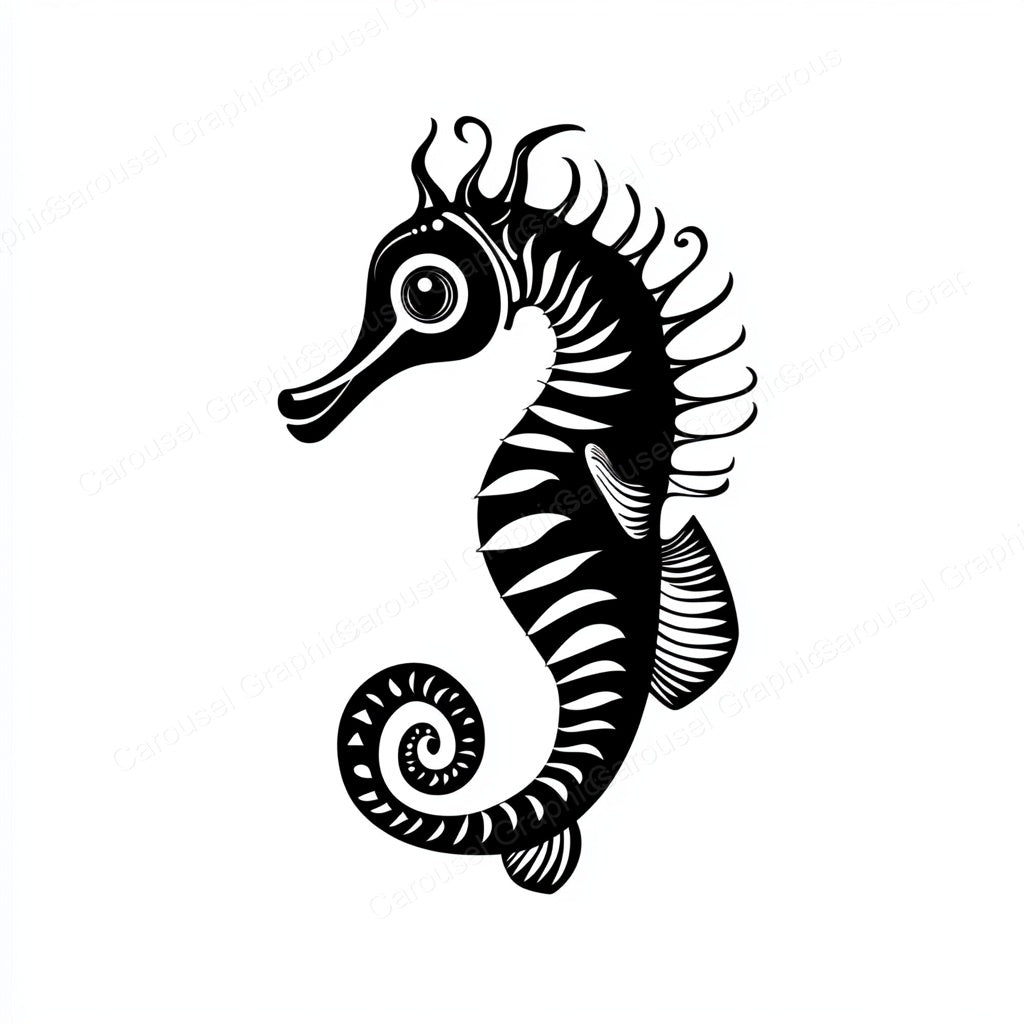 Seahorse Vector Graphic preview