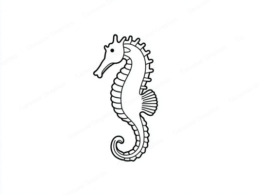 Seahorse Vector Graphic preview