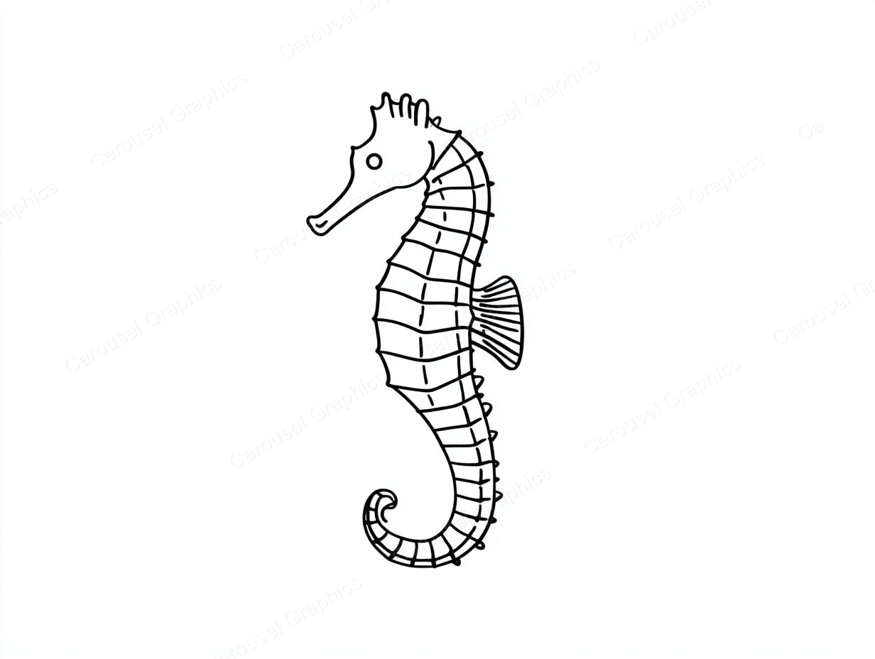Seahorse Vector Graphic preview