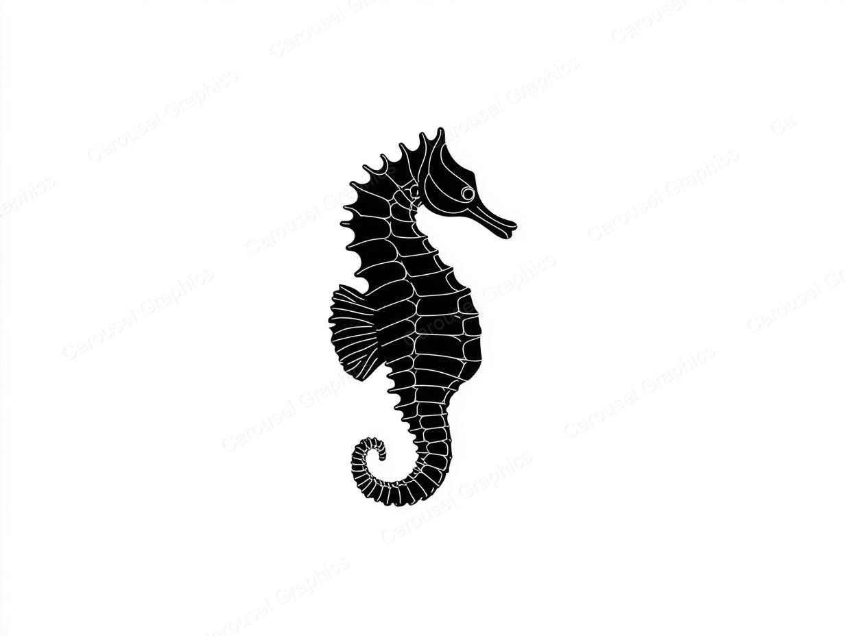 Seahorse Vector Graphic preview