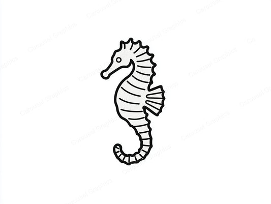 Seahorse Vector Graphic preview