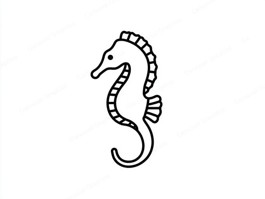 Seahorse Vector Graphic preview