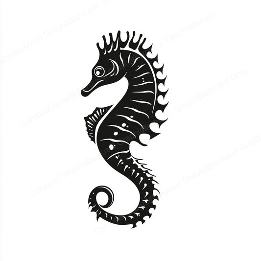 Seahorse Vector Graphic preview