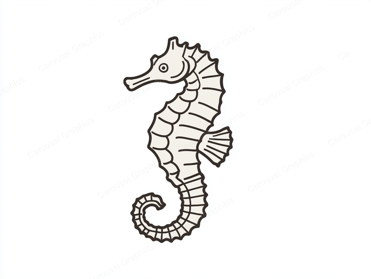 Seahorse Vector Graphic preview