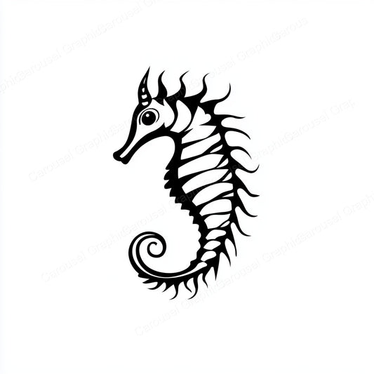 Seahorse Vector Graphic preview