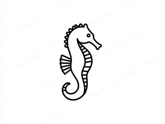 Seahorse Vector Graphic preview