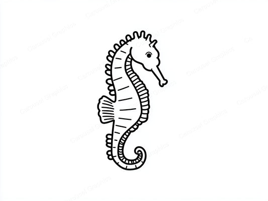 Seahorse Vector Graphic preview