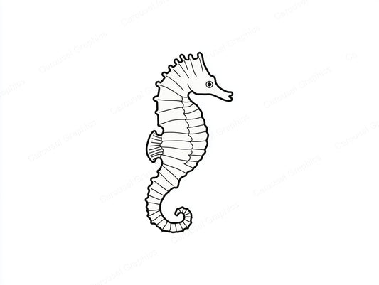 Seahorse Vector Graphic preview