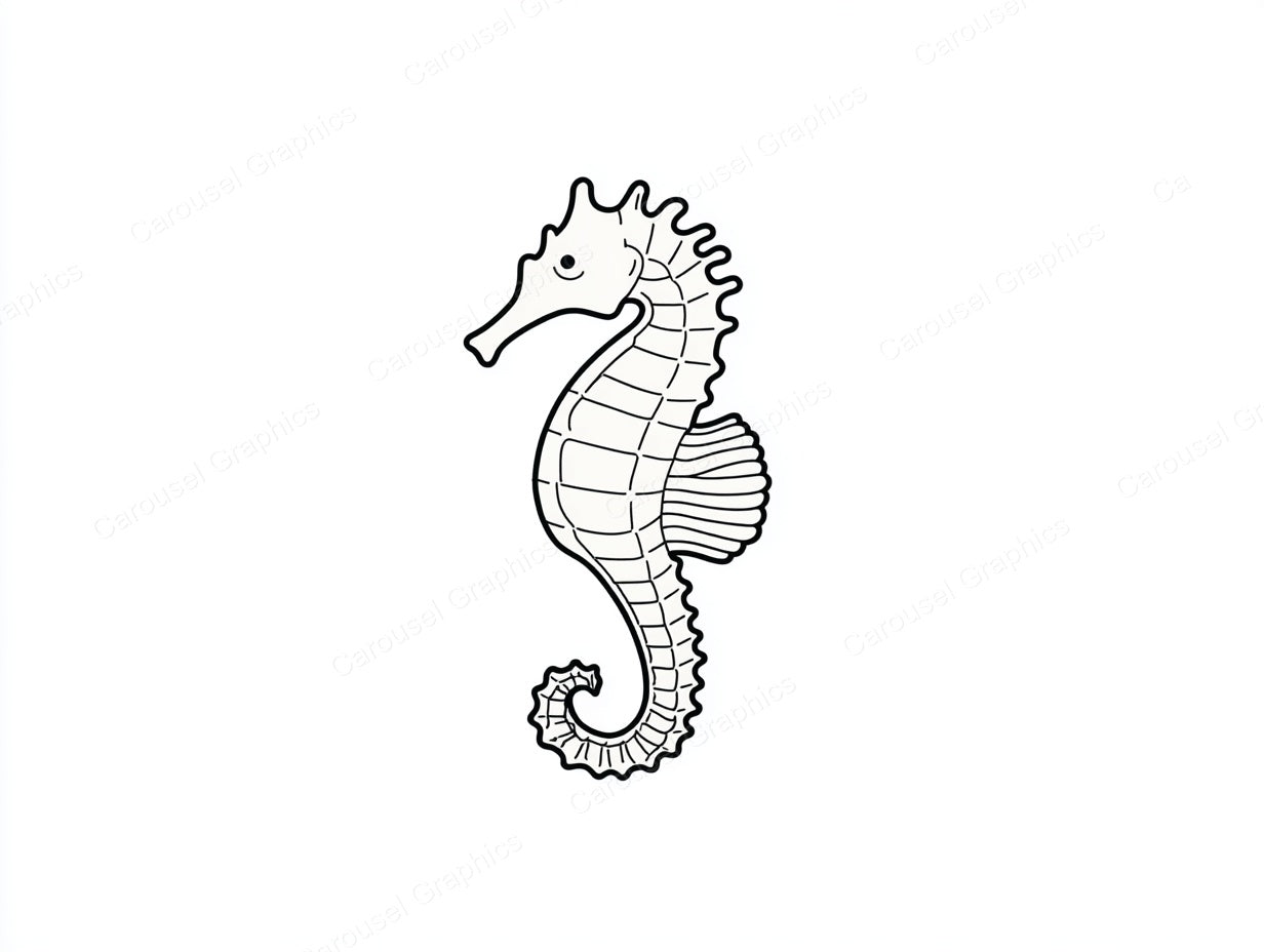 Seahorse Vector Graphic preview