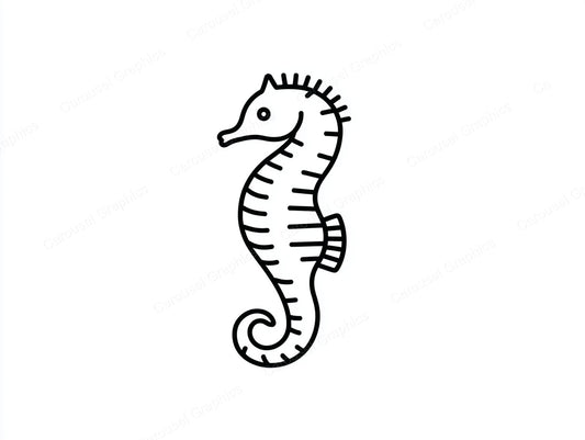 Seahorse Vector Graphic preview