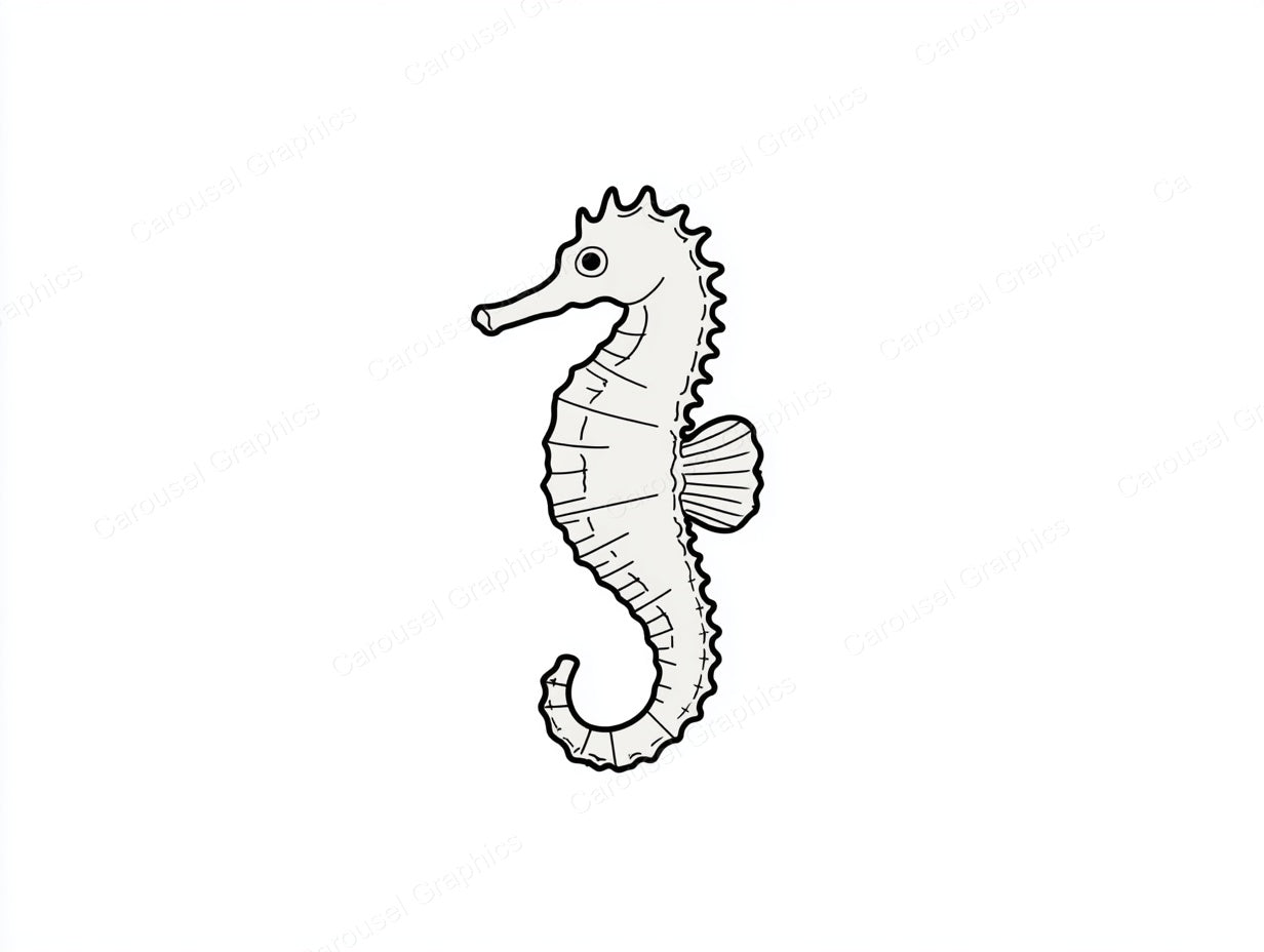 Seahorse Vector Graphic preview
