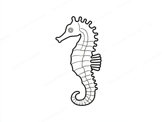 Seahorse Vector Graphic preview