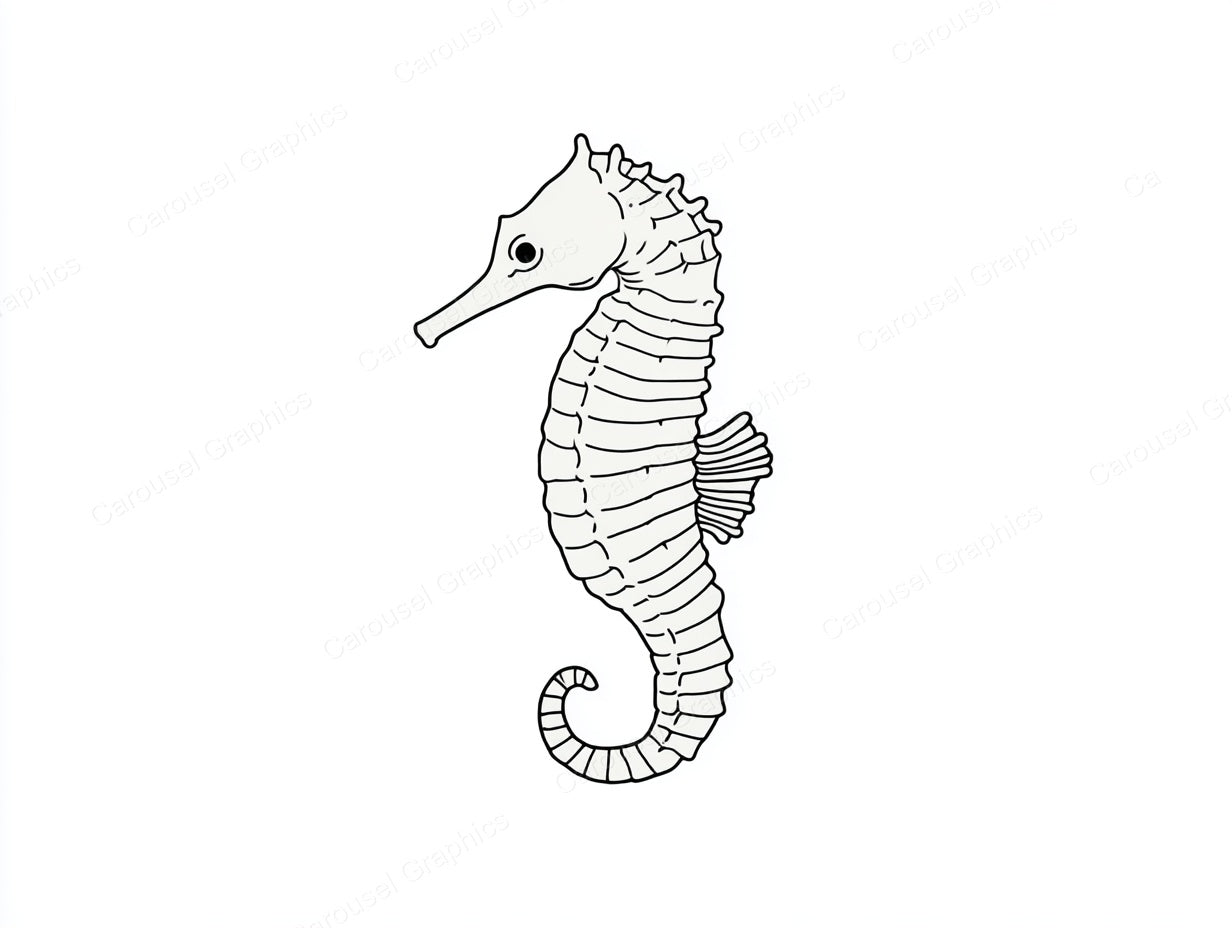Seahorse Vector Graphic preview