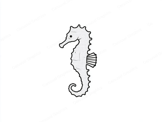Seahorse Vector Graphic preview