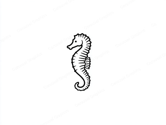 Seahorse Vector Graphic preview