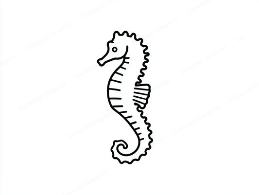 Seahorse Vector Graphic preview