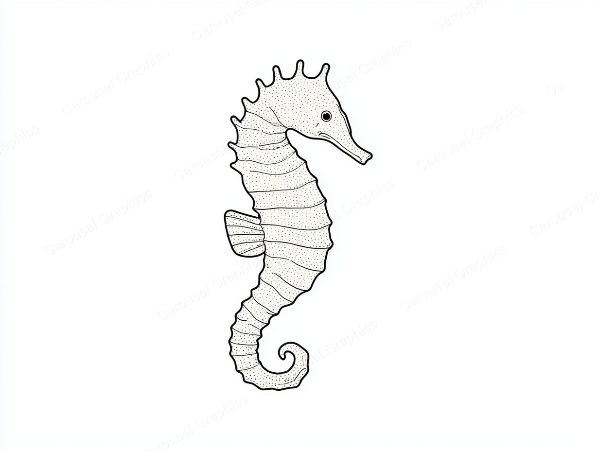 Seahorse Vector Graphic preview