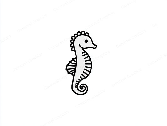 Seahorse Vector Graphic preview