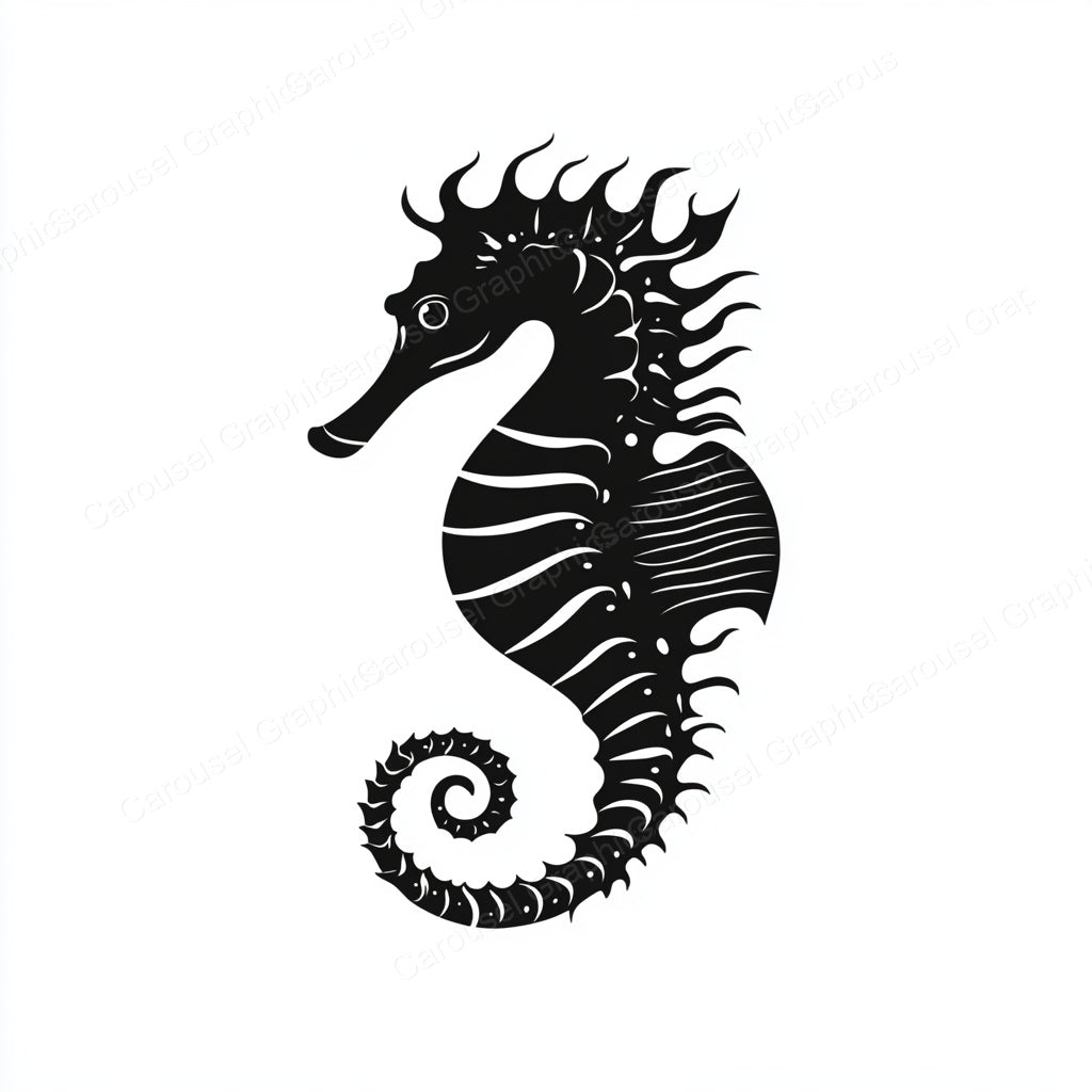 Seahorse Vector Graphic preview