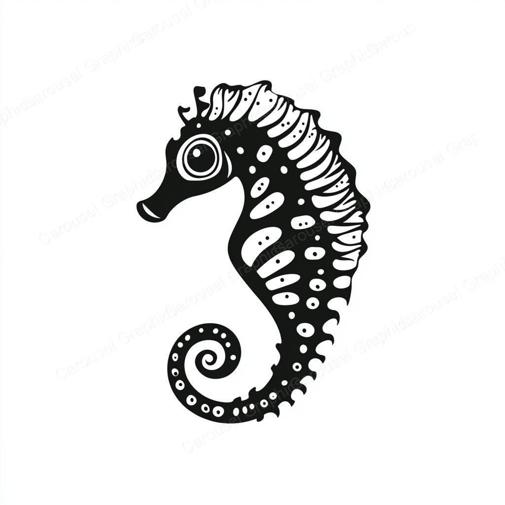 Seahorse Vector Graphic preview
