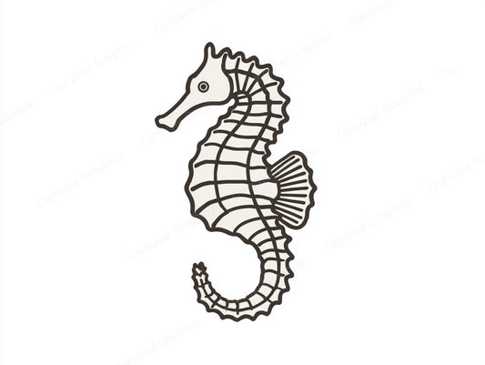 Seahorse Vector Graphic preview