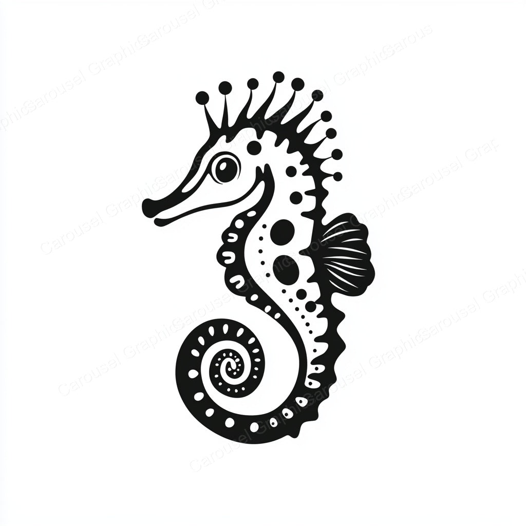 Seahorse Vector Graphic preview
