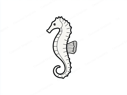 Seahorse Vector Graphic preview