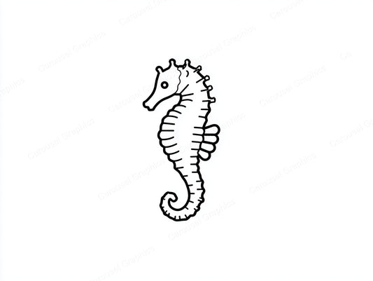 Seahorse Vector Graphic preview