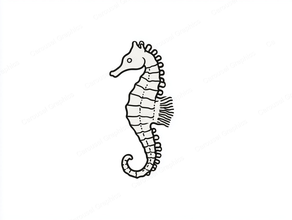 Seahorse Vector Graphic preview