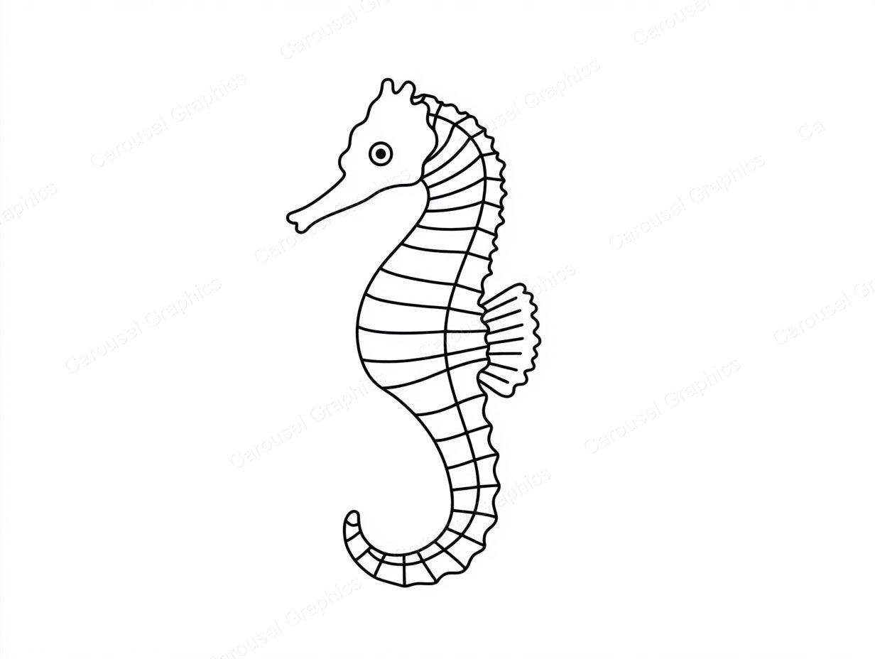 Seahorse Vector Graphic preview
