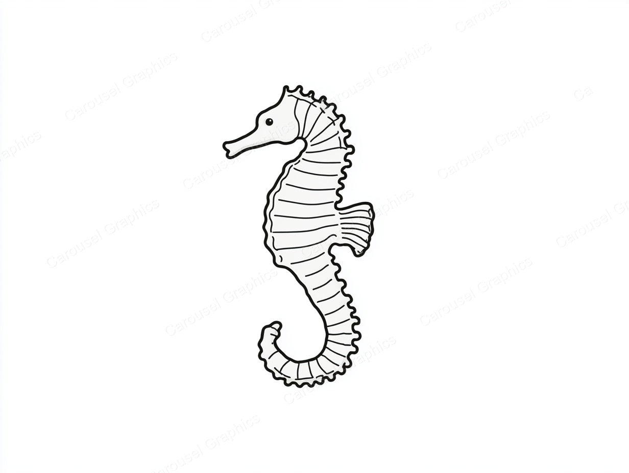 Seahorse Vector Graphic preview