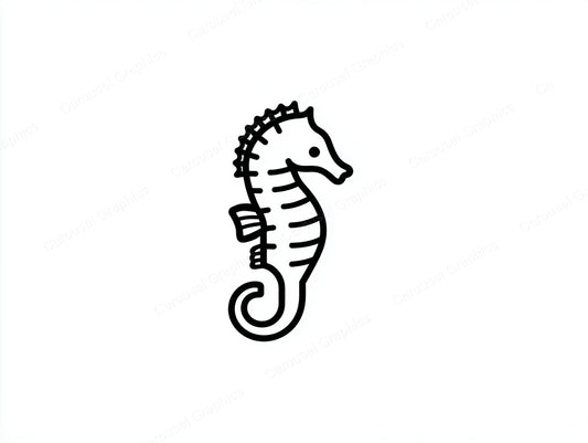 Seahorse Vector Graphic preview