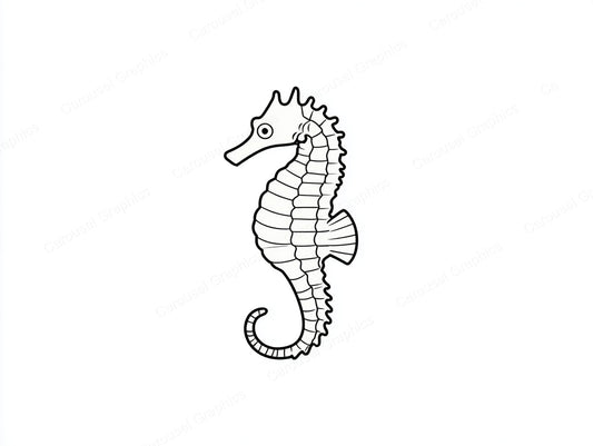 Seahorse Vector Graphic preview