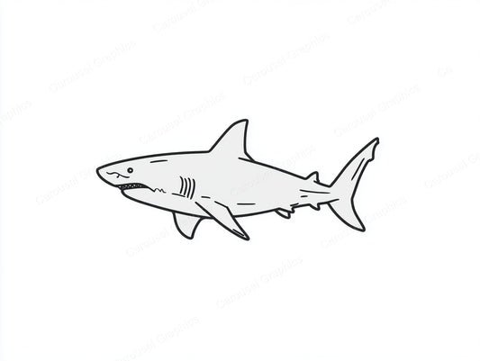Shark Vector Graphic preview