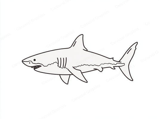 Shark Vector Graphic preview