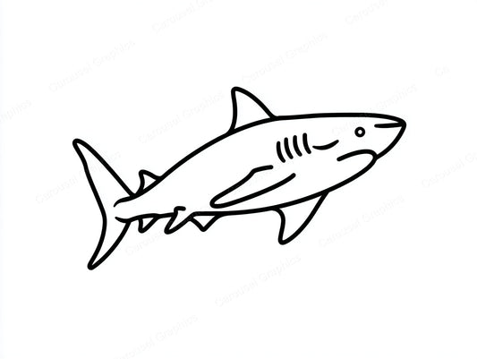 Shark Vector Graphic preview