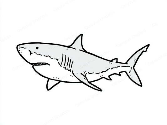Shark Vector Graphic preview