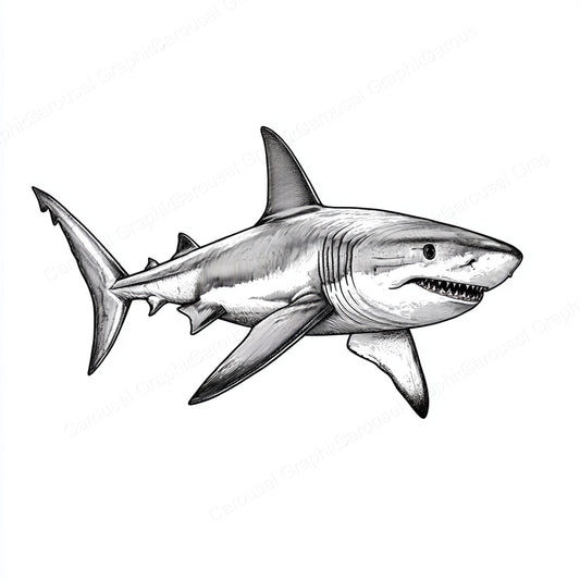 Shark Vector Graphic preview