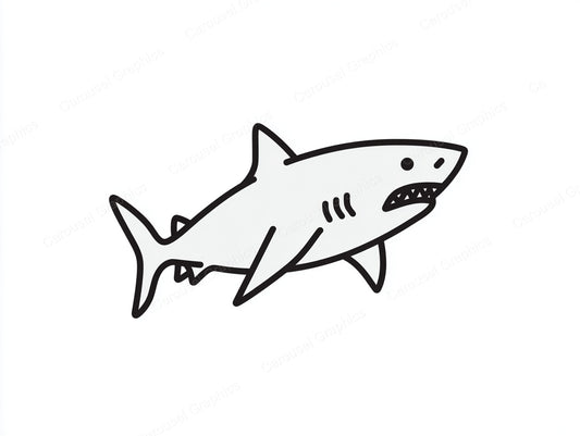 Shark Vector Graphic preview