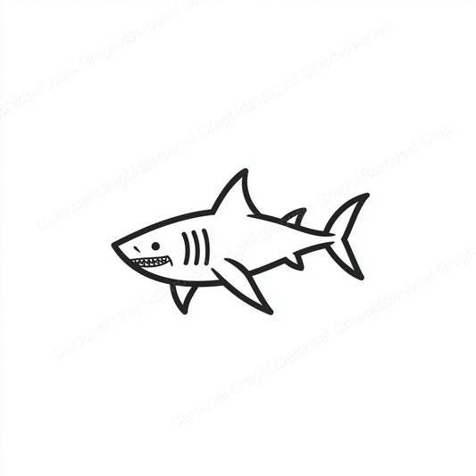 Shark Vector Graphic preview