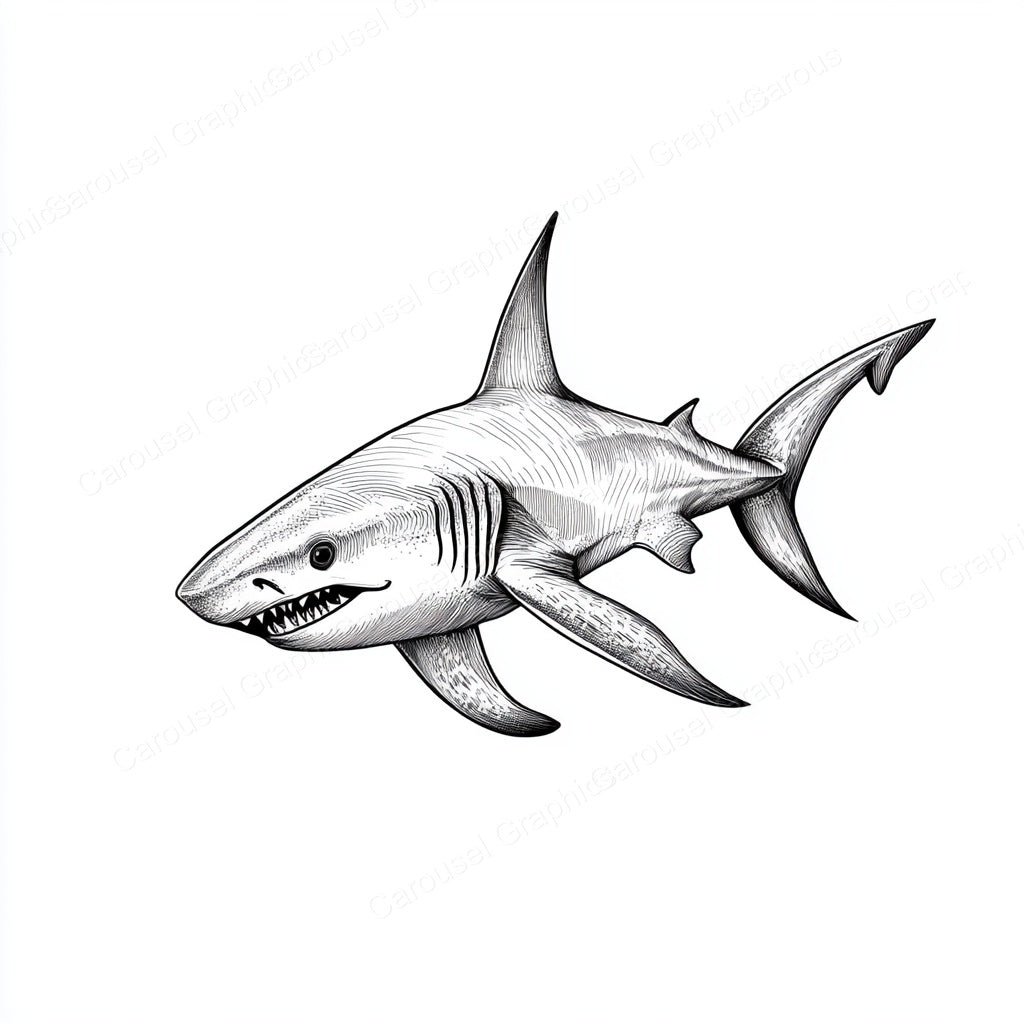 Shark Vector Graphic preview