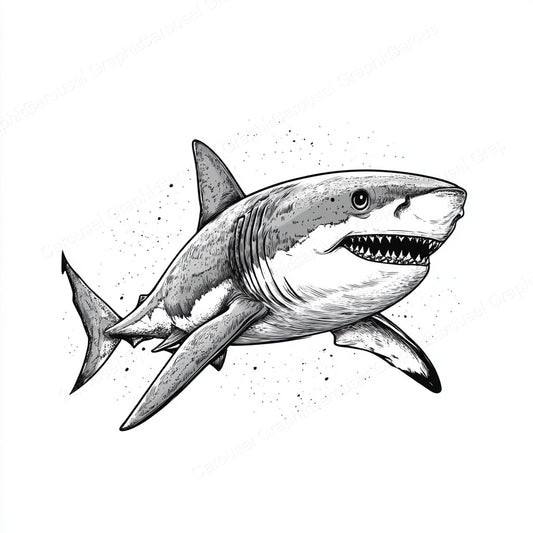 Shark Vector Graphic preview