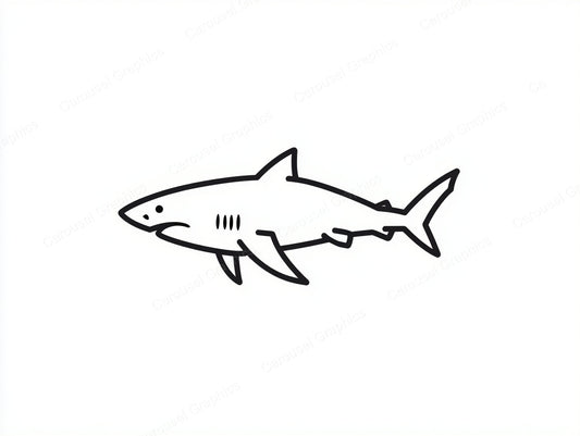 Shark Vector Graphic preview