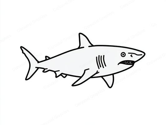Shark Vector Graphic preview