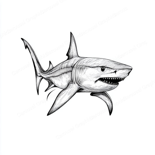 Shark Vector Graphic preview