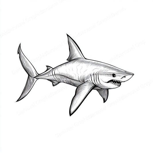 Shark Vector Graphic preview