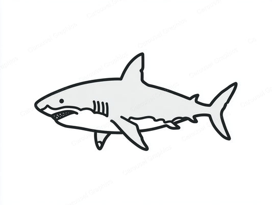 Shark Vector Graphic preview